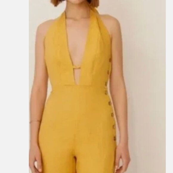 knee length dresses for ladies WUESTE Keoni Halter Jumpsuit main image 1